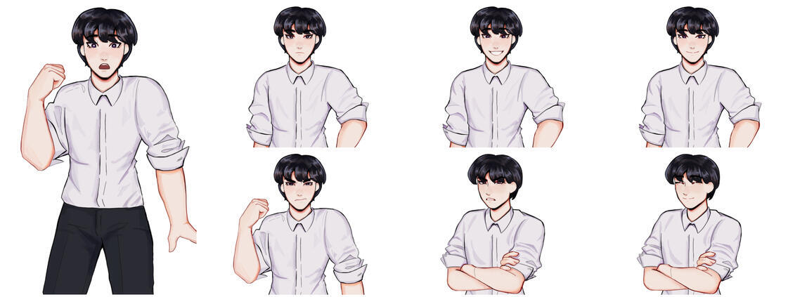 Wu's sprites from Return of The Rabbit God Wu's sprites from Return of The Rabbit God