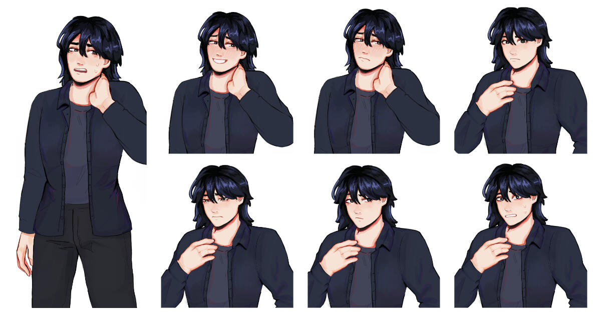 Roger's sprites from Return of The Rabbit God